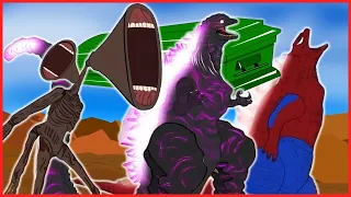 Team Godzilla Earth vs Team Spider Shin Godzilla | Coffin Dance Song Meme (Cover)