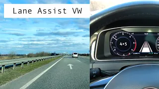 Lane Assist на автомобілях VW Skoda Seat - як працює ⁉️