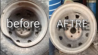 Car ki रिम बैंड 🤔kese निकाली जाती है INDIAN TYRE SUJANGARH #like #share #subscribe #youtube #india