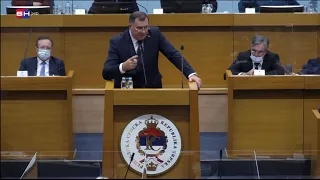 SUKOB Milorada Dodika i Miladina Stanića (Dodik se iznervirao, galami i histeriše)