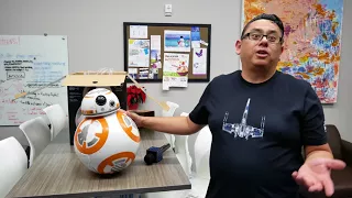 Star Wars Hero Droid BB‑8 Fully Interactive Droid by Spin Master Unboxing