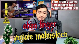 Sulit Tapi Santai Abim Finger - Brothers cover | Yngwie Malmsteen | Reaction