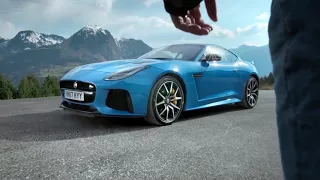 Jaguar F TYPE SVR   Romain Grosjean Tours the French Alps 720p