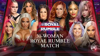 WWE 2024 - 30 Women's Royal Rumble Full Match January