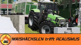 LS19 - MAISHÄCKSELN trifft REALISMUS #1 | Sound, Getriebe, Allrad, Diff.-Sperre, ... | FS19 [HD]