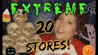 EXTREME Halloween Haul - 20 Stores! (2019) || Becca G NYC