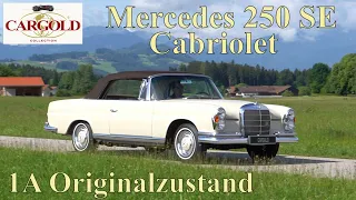 Mercedes 250 SE Cabriolet, 1967, traumhaft authentisch, 1A dokumentierte Historie