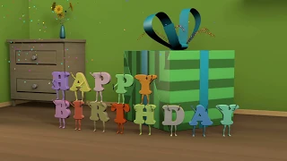 Happy birthday animation/ Cinema 4D/