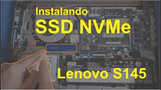 Instalar SSD M.2 NVMe no notebook Lenovo Ideapad S145 sem precisar formatar!