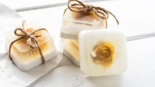 DIY Pressed Flower Soap