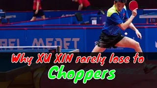 Why Xu Xin rarely lose to defender?