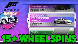 15+ Insane Super Wheelspins! Sesto Elemento Forza Edition! | Forza Horizon 5