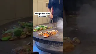 Mongolian BBQ cooking process #foodievideo #youtubeshorts #foodprep