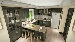 Interior - Kitchen - 1 - SketchUp + Lumion Animation