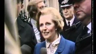 Margaret Thatcher Arrives At Downing Street (1979)