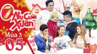 7 Nụ Cười Xuân | Mùa 3 - Tập 5: Trường Giang, Trương Thế Vinh "ghen tị" vì Lan Ngọc "hôn" Lâm Vỹ Dạ