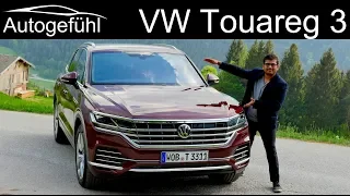 VW Touareg 3 FULL REVIEW driving 2019 Volkswagen Touareg III - Autogefühl