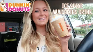 NEW Ice Spice Munchkins Drink || Taste Test || Hannah Martin