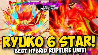 New Ryuko 6 Star's OP HYBRID RUPTURE effect DESTROYS Infinite Mode! | ASTD Showcase