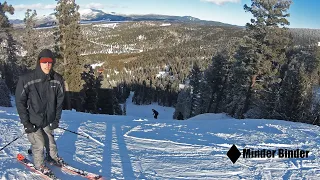 Skiing Black Diamond "Minder Binder" | Angel Fire, NM | Jan & Erik