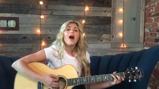 Brennley Brown sings live Original song "fighter like you"