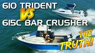 610 Trident vs 615C Barcrusher on-water comparison | Brisbane Yamaha