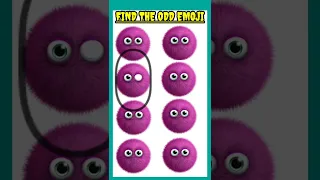 How good your eyes are||Find the odd emoji out||#shorts #youtubeshorts #shortvideo