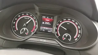 Škoda octavia III RS 2.0TDI 135kw (180hp) acceleration