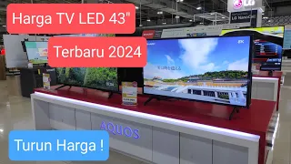 Harga TV LED 43 Inch Terbaru 2024