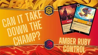 Deck Tech - Amber Ruby "Control"   -  with deck review and Pixelborn game play.