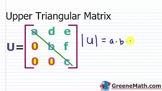 How to Find the Determinant of a 4 x 4 Matrix Using Upper Triangular Form