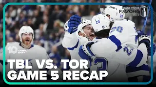 Game 5 Recap: Tampa Bay Lightning keep series alive beating Toronto Maple Leafs 4-2