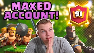 MAXED ACCOUNT! TOP Ladder Gameplay Bridge Spam Triple Spell Deck - Clash Royale