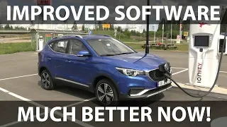 MG ZS EV with improved software & summer range test