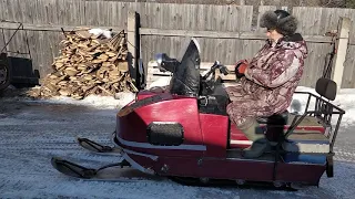 Буран с матизовским движком, на вариаторе и с двумя лыжами