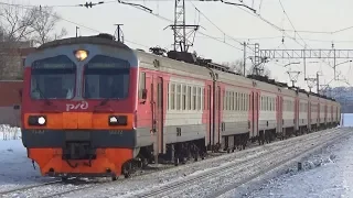 Самый старый электропоезд ЭД4М-0002 в Москве!