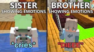 Brother VS Sister Portrayed by Minecraft
