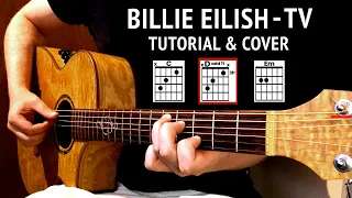 Billie Eilish - TV | Guitar Tutorial & Cover (Easy To Play)