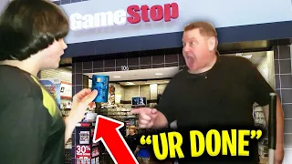 he spends $4000 on dad's credit card in GameStop.. (BIG MISTAKE)