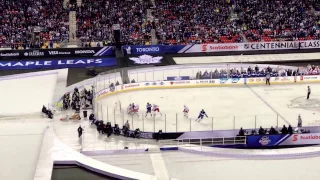 Auston Matthews game winning goal in overtime - Centennial Classic - Leafs