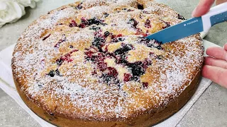 Wenn keine Zeit ist - 1 Minute rühren und fertig! Leckerer Kuchen für das Wochenende! Rezept # 92