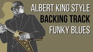 Albert King Style Funky Blues Backing Track in Ab