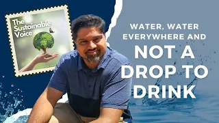 Water, Water Everywhere Not A Drop to Drink | ep. 32 | The Sustainable Voice Podcast