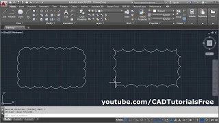 AutoCAD Revision Cloud Rectangle | AutoCAD Rectangular Revision Cloud