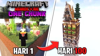 100 Hari di Minecraft ONE CHUNK ONLY HARDCORE