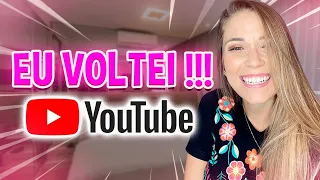 DE VOLTA: ATUALIZAÇÃO DA MINHA VIDA!