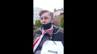 Витебск.Пикет в поддержку протестного кандидата Светланы Тихановской.31.05.2020