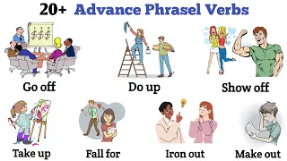 Phrases For Fluent English | Advance Phrasel Verbs In English With Pictures | Vocabs With Sentences