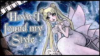 How I Found My Style ❤ Princess Serenity Watercolor Speed paint