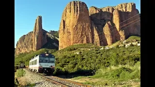 Cab ride Renfe 596 Zaragoza-Canfranc HD